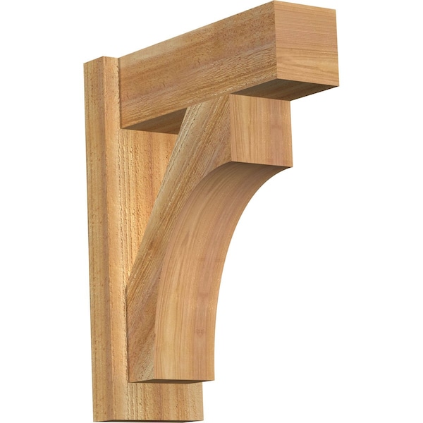 Ekena Millwork Westlake Block Rough Sawn Outlooker, Western Red Cedar, 6"W x 16"D x 20"H OUT06X16X20WTL05RWR - main